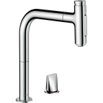 Смеситель Hansgrohe Metris Select 73818000 для кухонной мойки