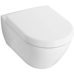 Чаша для унитаза подвесного Villeroy & Boch Subway 2.0 5606R0R1 укороченная, alpin CeramicPlus