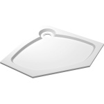 Поддон для душа Cezares Tray P 90 пятиугольный TRAY-S-P-90-56-W