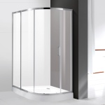 Душевой уголок Cezares Molveno RH 2 120/90 P Cr стекло punto MOLVENO-RH-2-120/90-P-Cr