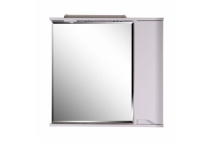 Зеркало со шкафчиком ASB-mebel Бари 80 белый