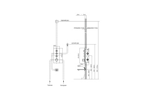 Смеситель для душа Vincea термостатический золото - 2
