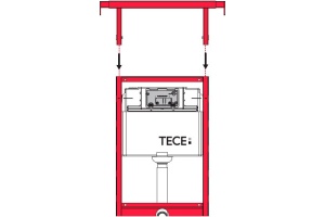 Комплект крепления для инсталляций TECE TECEprofil 9 380 013 для монтажа к стенам - 2