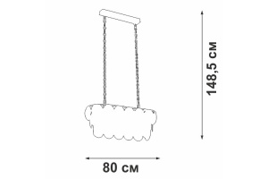 Подвесная люстра Vitaluce V58340 V58340-8/18 - 2