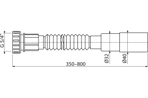 Гофра AlcaPlast A750 - 3
