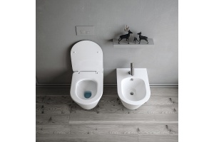 Чаша для подвесного унитаза Boheme Avva белая матовая без сиденья - 3