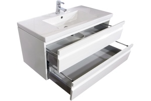 Тумба под раковину Sanvit Тема 80 белый глянец