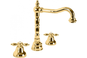 Смеситель для раковины Cezares NOSTALGIA золото (NOSTALGIA-BLS2-03/24) - 2