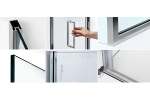 Душевая дверь в нишу Wasserkraft Salm 27I27 - 3