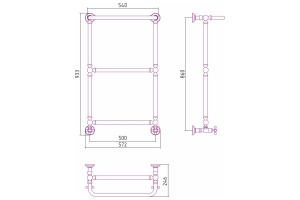 Полотенцесушитель водяной ДР 