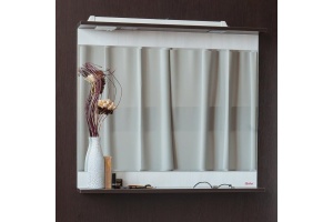 Зеркало Sanflor Толедо 85 венге, северное дерево светлое