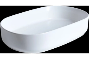 Раковина накладная Allen Brau Fantasy Oval 55х36 белый матовый