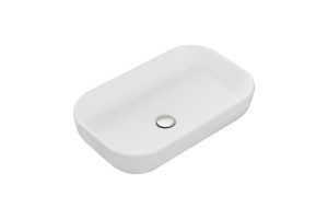 Раковина накладная Aquaton Лола 60х37 белый