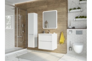 Зеркало STWORKI Монтре 70 с подсветкой, сенсор на зеркале, настенное, прямоугольное, российское - 3