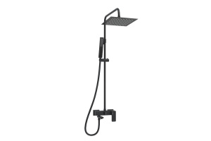 Душевая система WasserKraft 25 черный матовый