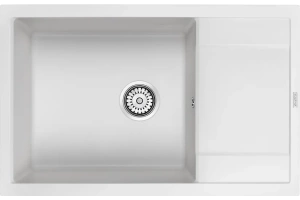 Мойка кухонная Paulmark Verlass 78 белый матовая