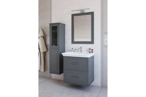 Шкаф-пенал Sanflor Модена L, серый - 2