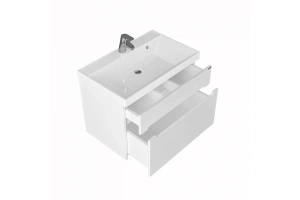 Тумба под раковину подвесная Санта Лондон 70 белый - 2