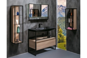 Раковина - столешница Armadi Art Vallessi 120 черный матовый - 3