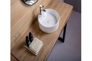 Раковина накладная Ceramalux N белый (9008В) - 2