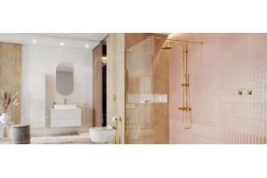 Смеситель для раковины Excellent Pi золото - 2