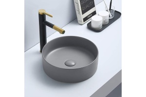 COMFORTY. Раковина 9111 MH светло серая матовая