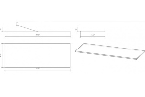 Столешница MODUO 120 - 3