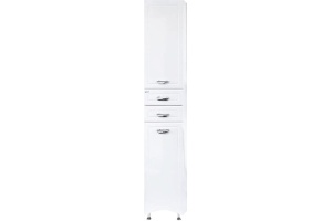 Шкаф-пенал Misty Дрея 35 L с бельевой корзиной