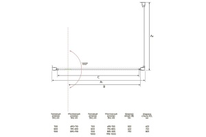Душевой уголок Veconi Rovigo RV-033 90х90 профиль хром (RV033-9090-01-C7) - 2