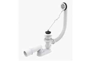 Сифон для ванны А502, белый