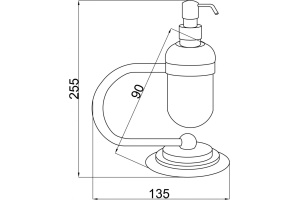Дозатор Boheme Murano 10909-CR - 2