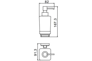 Дозатор жидкого мыла Gappo G38 G3827 - 2