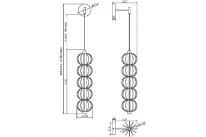 Бра Maytoni Golden Cage MOD216WL-L10G3K - 2