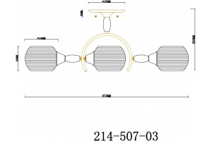 Потолочный светильник Velante 214-507-03 - 2
