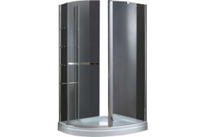 Душевой уголок Cezares ELENA 119x87.6 см (ELENA-W-RH-1-120/90-C-Cr-R) - 3