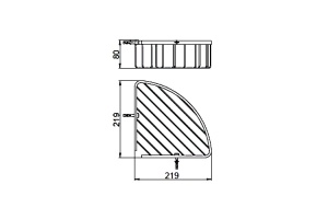 Полка-решетка Gappo G334 - 2