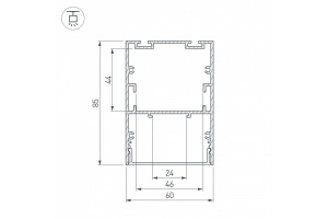 Профиль подвесной Arlight ARH-LINE 036138 - 2