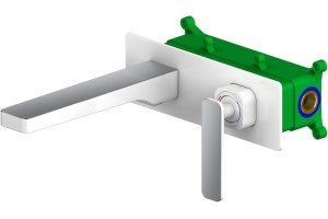 Смеситель для раковины встроенный Timo Torne 4371/00-16SM хром-белый