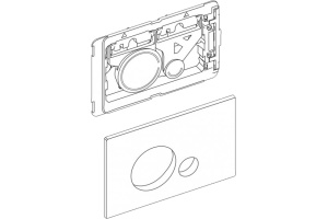 Кнопка смыва BelBagno Sfera BB018-SR-ORO золото глянец - 3