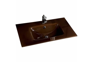 Раковина - столешница Armadi Art Lucido 100 темно - коричневый