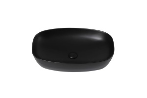 Раковина накладная Abber Rechteck 60.5 черная матовая (AC2206MB) - 3