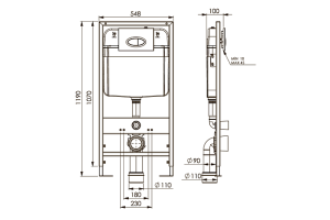Инсталляция для унитаза Boheme (666) - 2
