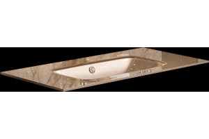 Раковина - столешница Armadi Art Lucido 100 бежевый