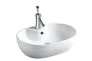 Раковина накладная Ceramalux N 59 белый (9163)