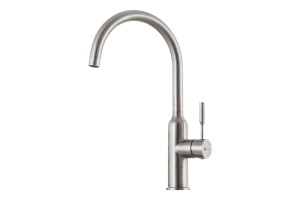 Смеситель для кухни с поворотным изливом, сталь LM5079S