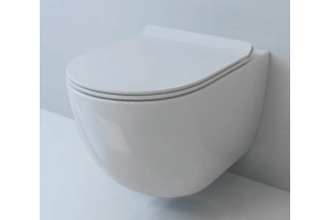 Унитаз подвесной Esbano Gardena с сиденьем микролифт, белый глянцевый (ESUPGARDW) - 2