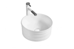 Раковина накладная CeramaLux N 41 см белый (W1532(78420))