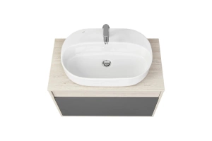 Комплект мебели Aquaton Лофт Урбан 80 светлое дерево-серый - 3