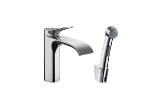 Смеситель для раковины с гигиеническим душем Hansgrohe Vivenis хром
