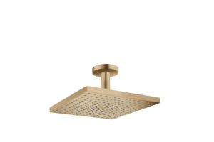 Верхний душ hansgrohe Raindance E 300 1jet с потолочным подсоединением, 26250140, шлифованная бронза